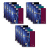 Genesis Notebook, 3-Subject, Medium/College Rule, Randomly Assorted Cover Colors, (150) 11 x 9 Sheets, 12/Carton