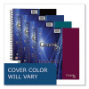 Genesis Notebook, 5-Subject, Medium/College Rule, Randomly Assorted Cover Colors, (200) 11 x 9 Sheets, 12/Carton