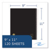 Lefty Notebook, 3-Subject, Medium/College Rule, Randomly Assorted Cover Colors, (120) 11 x 9 Sheets, 24/Carton
