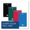 Memo Pad, Randomly Assorted Cover Color, Narrow Rule, 75 White 3 x 5 Sheets, 72/Carton