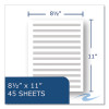 Music Notebook, Music Transcription Format: 12 Staves, White Cover, (32) 11 x 8.5 Sheets, 24/Carton