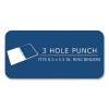 Graph Filler Paper, 3-Hole, Quadrille: 5 Sq In, (100) 8.5 x 5.5 Sheets, 48/Carton