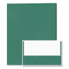Pocket Folder, Accommodates (50) 11 x 8.5 Sheets, Green, 250/Carton