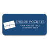 Pocket Folder, 0.5" Capacity, 11 x 8.5, Red, 25/Box, 10 Boxes/Carton