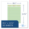 Enviroshades Legal Notepads, Wide/Legal Rule, (50) Green 8.5 x 11 Sheets, 72/Carton