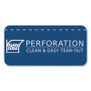 Wide Landscape Format Writing Pad, Medium/College Rule, (40) Assorted Color 11 x 8.5 Sheets, 12/Carton