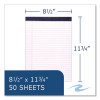Legal Pad, Wide/Legal Rule, (50) White 8.5 x 11 Sheets, 72/Carton