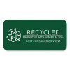 Environotes Recycled Index Cards, Narrow Ruled, 4 x 6, White, 100 Cards, 36/Carton