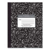 Hardcover Marble Composition Book, Medium/College Rule, Black Marble Cover, (80) 10.25 x 7.88 Sheets, 24/Carton