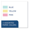 Colored Index Cards, 3 x 5, Assorted Colors, 100/Pack, 36 Packs/Carton