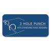 Loose Leaf Paper, 8.5 x 11, 3-Hole Punched, College Rule, White, 200 Sheets/Pack, 12 Packs/Carton
