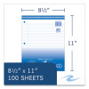 Loose Leaf Paper, 8.5 x 11, 3-Hole Punched, College Rule, White, 100 Sheets/Pack, 48 Packs/Carton