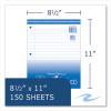 Loose Leaf Paper, 8.5 x 11, 3-Hole Punched, College Rule, White, 150 Sheets/Pack, 24 Packs/Carton