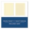 Engineer Pad, Quadrille Rule (5 Sq/In), (100) Buff 8.5 x 11 Sheets, 24/Carton