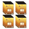 Covered Engineering Pad, 5 Sq/In Quadrille Rule, 80 Buff 8.5 x 11 Sheets, 24/Carton