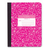 Grade School Ruled Composition Book, Grade 3 Manuscript Format, Magenta Marble Cover, (80) 9.75 x 7.5 Sheets, 48/Carton