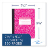 Grade School Ruled Composition Book, Grade 3 Manuscript Format, Magenta Marble Cover, (80) 9.75 x 7.5 Sheets, 48/Carton