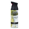 Universal Premium Spray Paint, Flat Black, 12 Oz Aerosol Can, 6/Carton