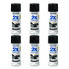 Painter's Touch 2X Ultra Cover Spray Paint, High Gloss Black, 12 Oz Aerosol Can, 6/Carton