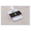 Vamp Led Wireless Charging Lamp, Multi-Pivot Neck, 16.75" High, Silver