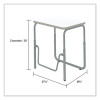Alphabetter 2.0 Height-Adjust Student Desk With Pendulum Bar, 27.75 x 19.75 x 22 To 30, Dry Erase