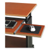 Muv Standing Desk, 35.5" x 22" x 30.5", Cherry