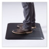 Anti-Fatigue Mat, Rectangular, Black Textured Surface, 24" x 36"