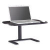 Stance Height-Adjustable Laptop Stand, 26.9 x 18 x 1.25 To 15.75, Black, Supports 15 Lbs