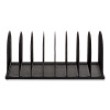 Onyx Mesh Desk Organizer, Eight Upright Sections, Letter To Legal Size Files, 19.25 x 10.87 x 8.5, Black
