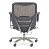 Lineage Big And Tall All-Mesh Task Chair, Supports Up To 400 Lb, 19.5" To 23.25" Seat Height, Black Seat, Chrome Base