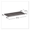 Industrial Extra Shelf Pack, 36w x 24d x 1.5h, Steel, Metallic Gray, 2/Pack