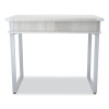 Mirella Soho Desk With Drawer, 36.25" x 22.25" x 30", Gray