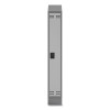 Single Continuous Metal Locker Base Addition, 11.7w x 16d x 5.75h, Gray