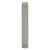 Single Continuous Metal Locker Base Addition, 11.7w x 16d x 5.75h, Tan
