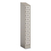 Single Continuous Metal Locker Base Addition, 11.7w x 16d x 5.75h, Tan