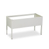 E-Z Sort Sorting Table Base, 60w x 30d x 28 To 36h, Gray