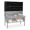 E-Z Sort Additional Mail Trays, 5 Shelves, 11 x 12.5 x 0.5, Black