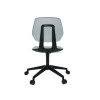 Commute Task Chair, Supports Up To 275 Lbs, 18.25" To 22.25" Seat Height, Gray Seat, Gray Back, Black Base
