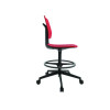 Commute Extended Height Task Chair, Supports Up To 275 Lb, 18.25" To 22.25" Seat Height, Red/Black