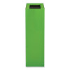 Mixx Recycling Center Rectangular Receptacle, 29 Gal, Steel, Green