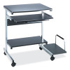 Eastwinds Series Portrait Pc Desk Cart, 36" x 19.25" x 31", Anthracite