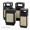 Canmeleon Aggregate Panel Receptacles, Top-Open, 38 Gal, Polyethylene, Black