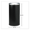 Ash Urn, 10" Dia x 20"h, Black