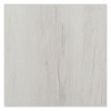 End Table, Square, 20 x 20 x 25, White Ash Top, Silver Base