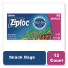 Seal Top Snack Bags, Snack, 6.5" x 3.25", Clear, 90 Bags/Box, 12 Boxes/Carton