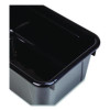 Cubby Bin, Neutral Tones, 1.8 Gal, 7.8" x 12.09" x 5.18", Black, 5/Pack