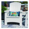 Adirondack Chair With Storage, Supports Up To 375 Lb, 14.5" Seat Height, 30" x 32.5" x 38.5", Ice Cube
