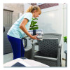 Elements Club Chair With Storage, Supports Up To 300 Lb, 17" Seat Height, 25.25" x 29.75" x 35.5", Dove Gray