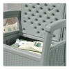 Elements Club Chair With Storage, Supports Up To 300 Lb, 17" Seat Height, 25.25" x 29.75" x 35.5", Dove Gray