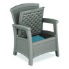 Elements Club Chair With Storage, Supports Up To 300 Lb, 17" Seat Height, 25.25" x 29.75" x 35.5", Dove Gray
